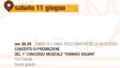 CONCERTO CORO VALSELLA - 11 giugno