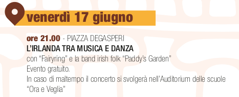 L’IRLANDA TRA MUSICA E DANZA - 17 giugno