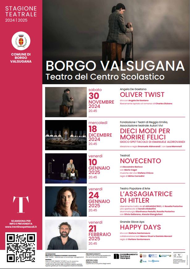 Stagione teatrale 30 novembre '24 - 21 febbraio '25