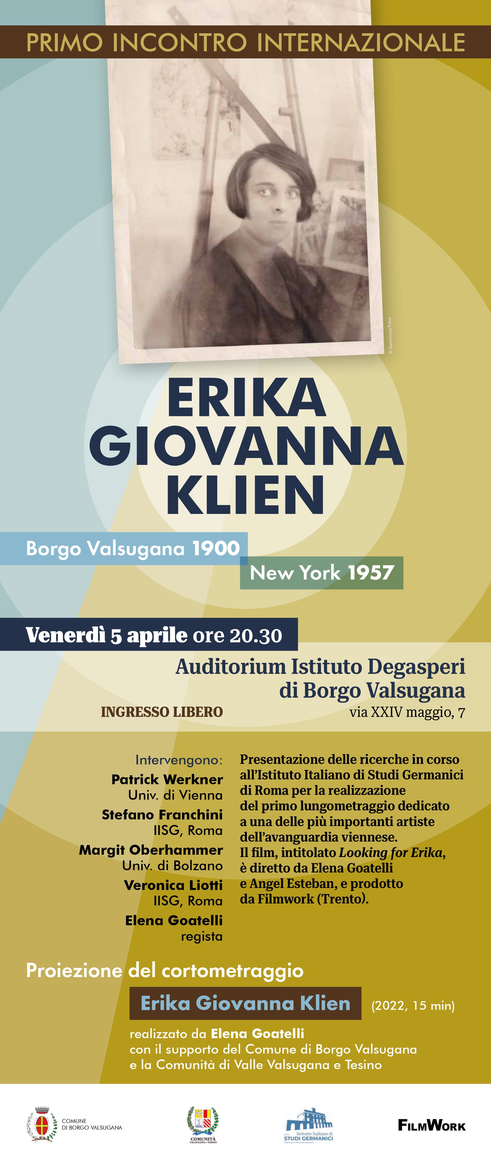 Erika Giovanna Klien - primo incontro internazionale