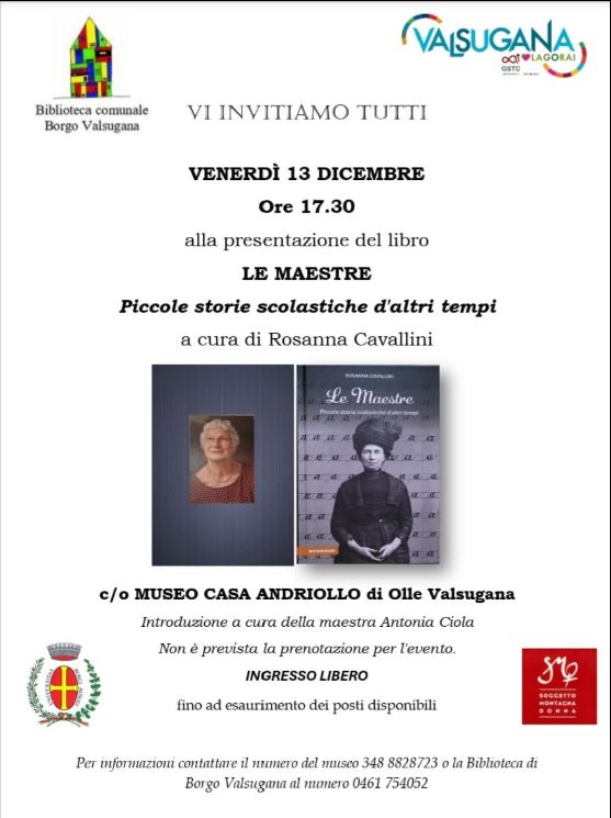 Presentazione del libro di Rosanna Cavallini