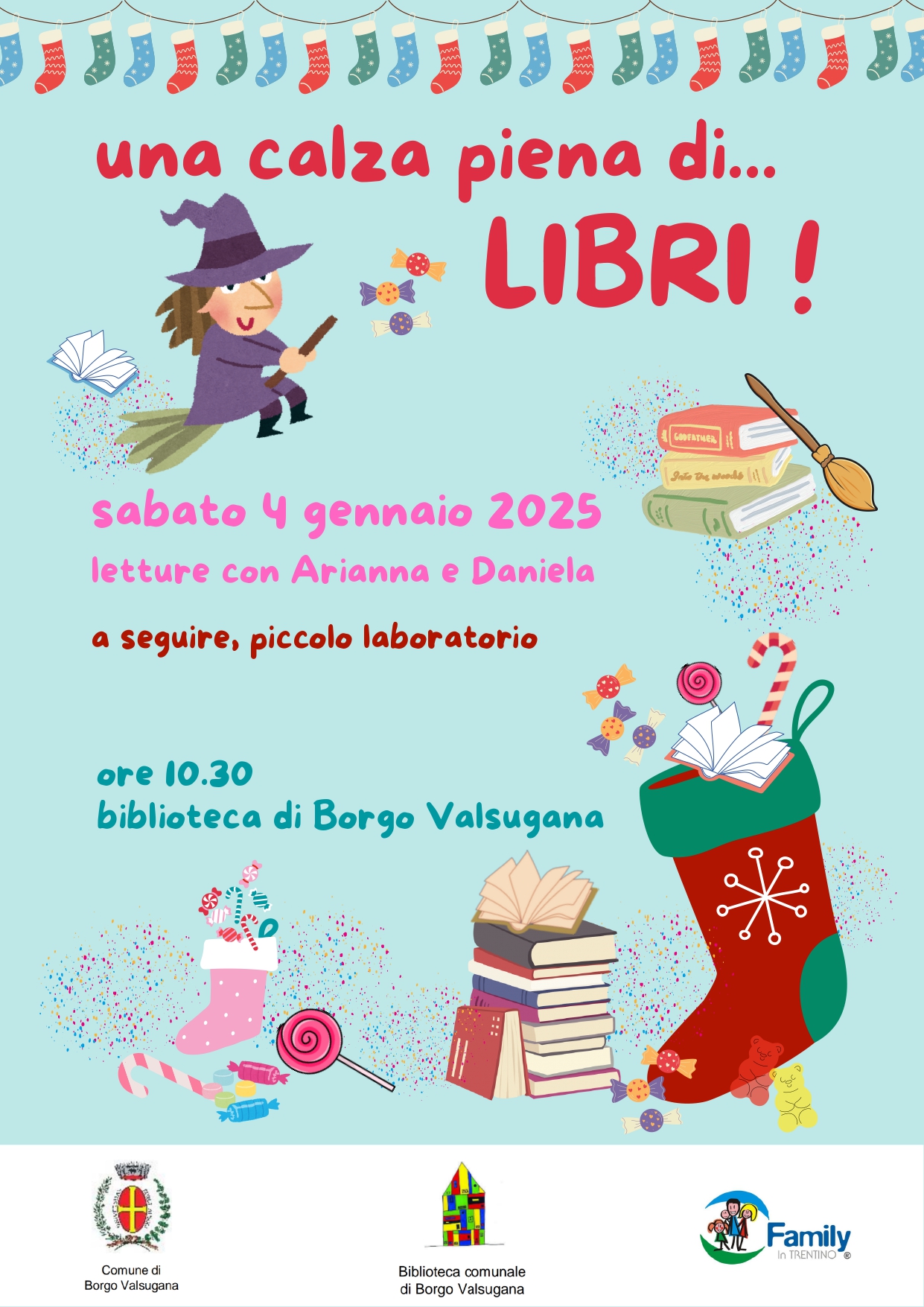 Una calza piena di...libri!