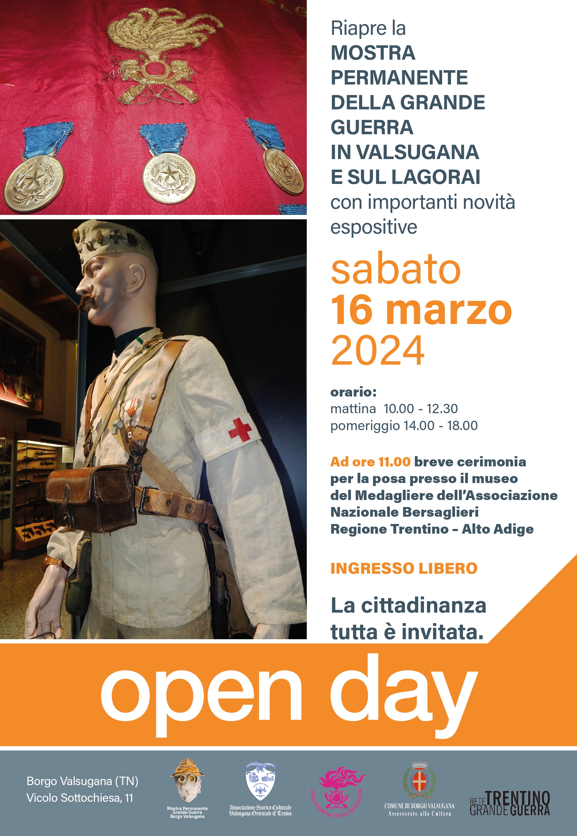 OPEN DAY - Mostra permanente della Grande Guerra 