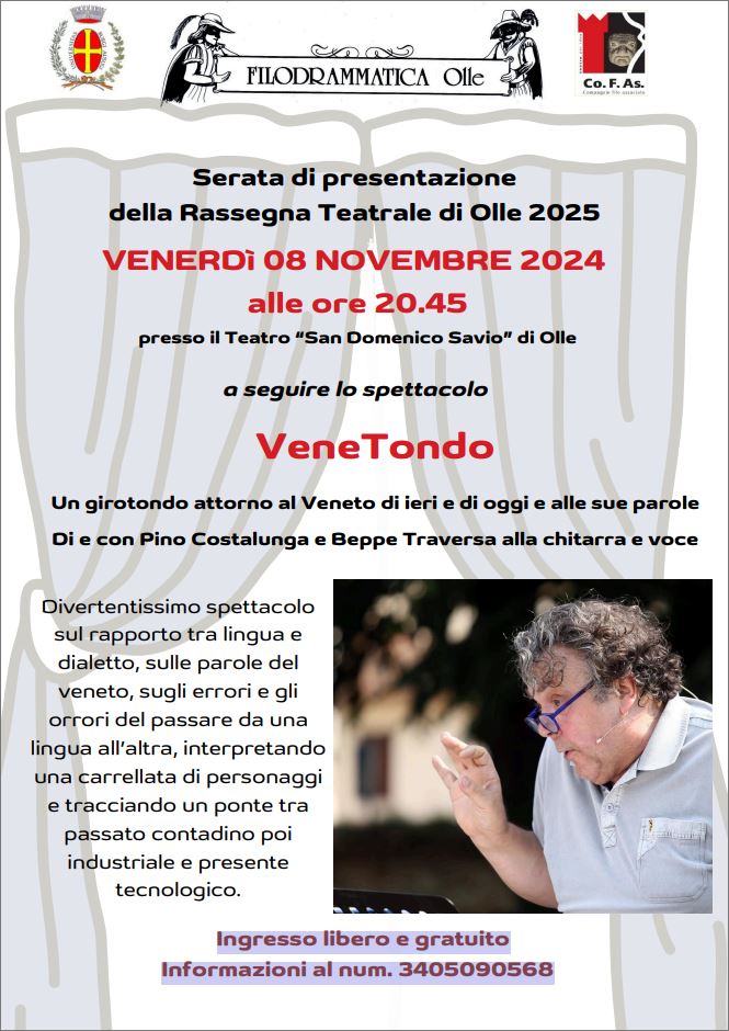 Serata di presentazione della Rassegna Teatrale di Olle 2025 