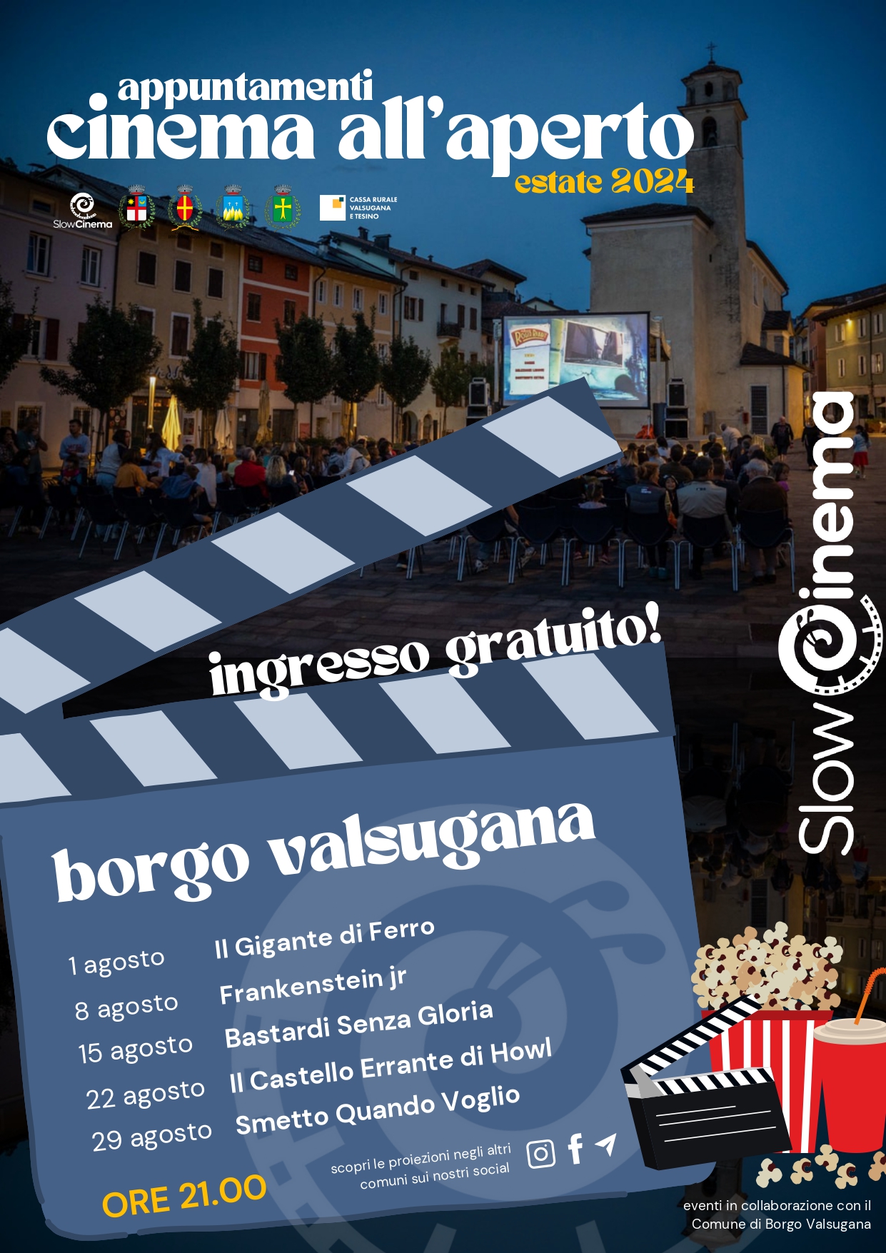 Cinema all'aperto - estate 2024 -